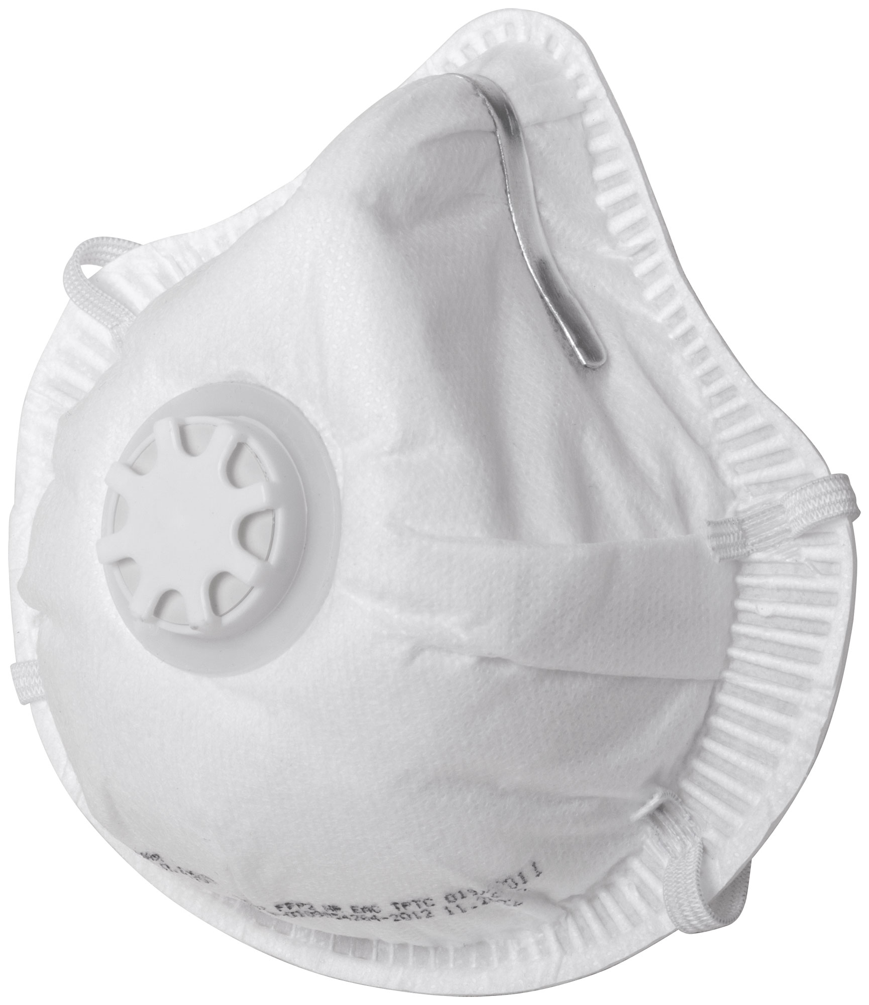 Полумаска фильтрующая, FFP2, формованная, 3-х слойная, с клапаном