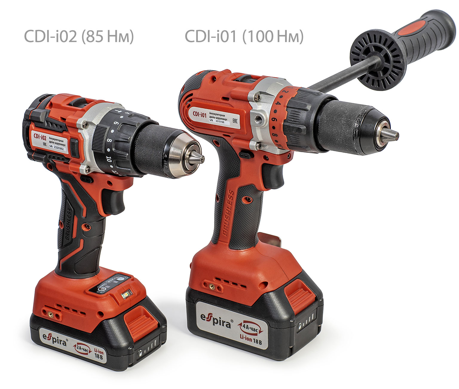 Аккумуляторная дрель-шуруповер Espira CDI-i01