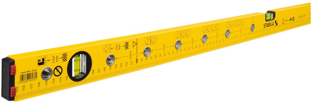 Уровень Stabila тип 70 Electric, 120см (1верт.,1гориз.,точн. 0,5мм/м) для электрика