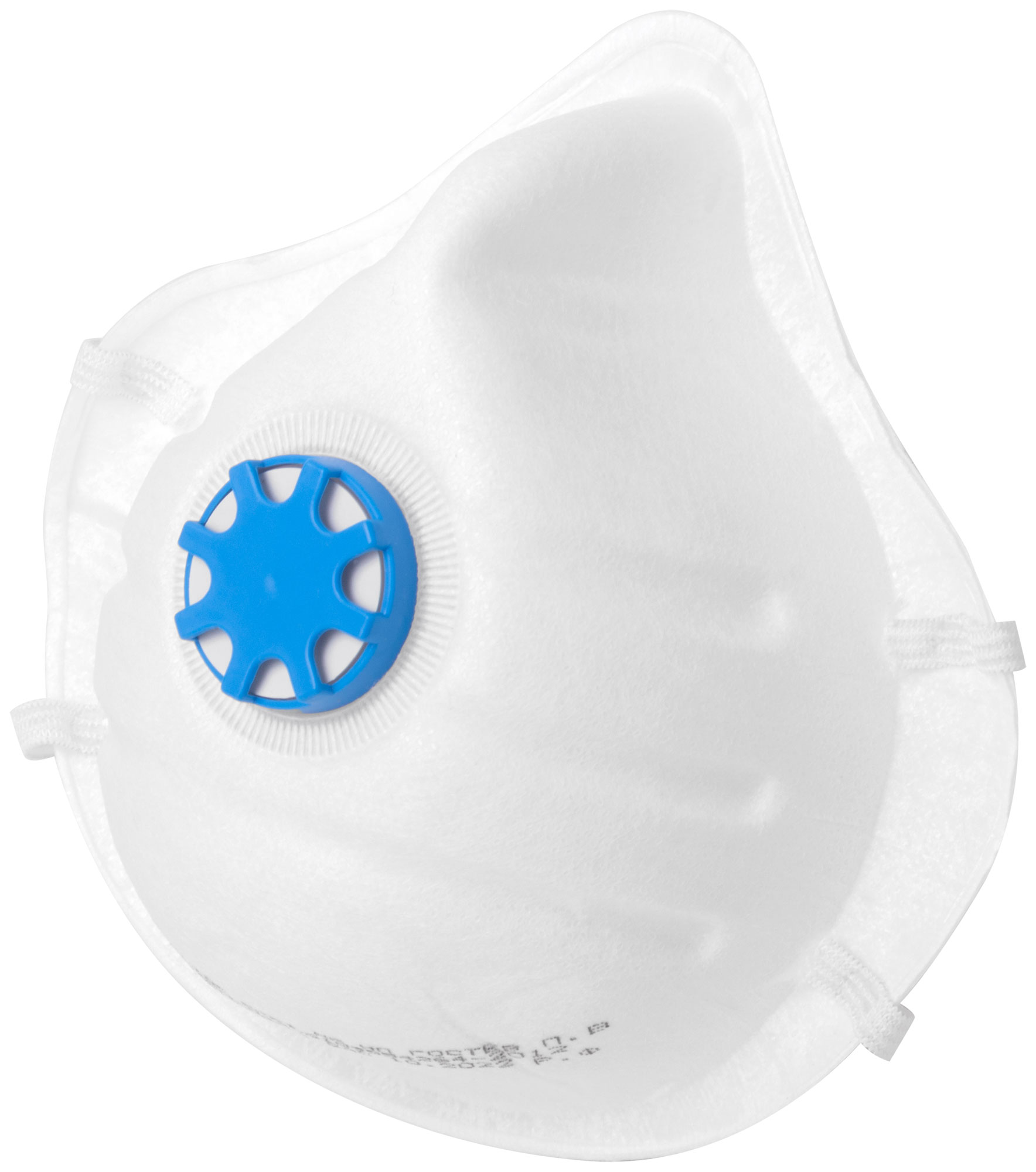 Полумаска фильтрующая, FFP1, формованная, 3-х слойная, с клапаном