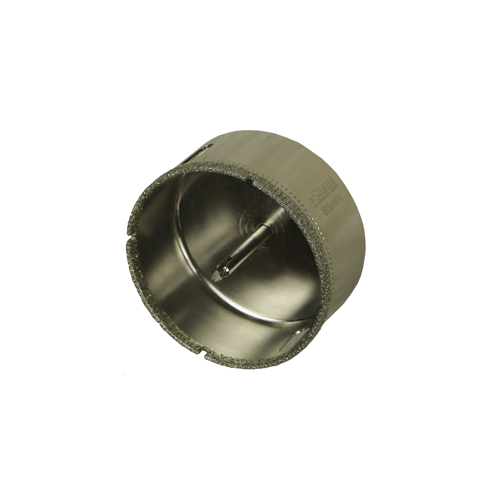 Коронка алмазн. По керам. Плитке и стеклу 65 х 55 мм,  с центрир. Сверл. Sturm!