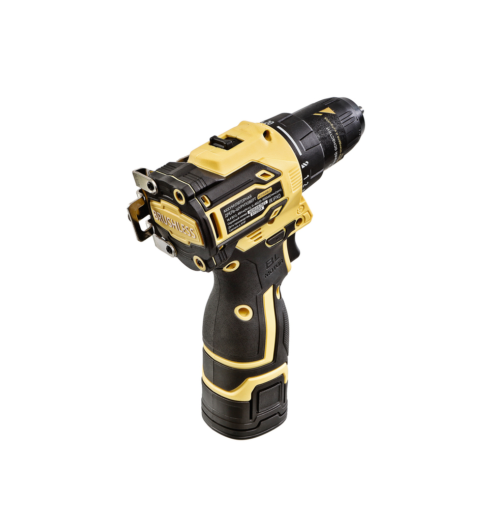 HCD1645BLC Дрель аккумуляторная б/щ Hanskonner, 14,4В, 45Нм, 2х2.0Ач, патрон 10мм, сумка-кейс