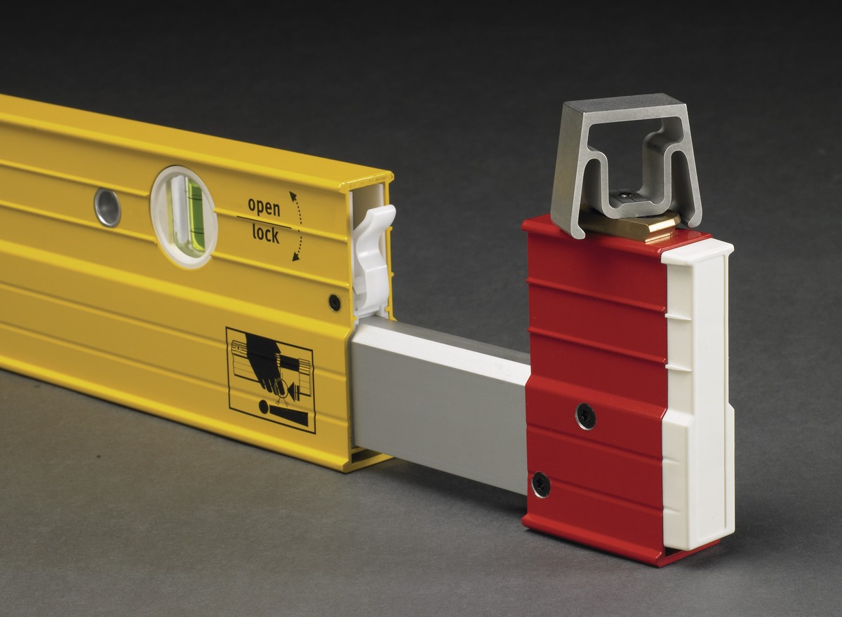 Уровень Stabila тип 106Т, раздвижной, 213-376см (2верт., 1гориз.,точн. 0,5 мм/м)