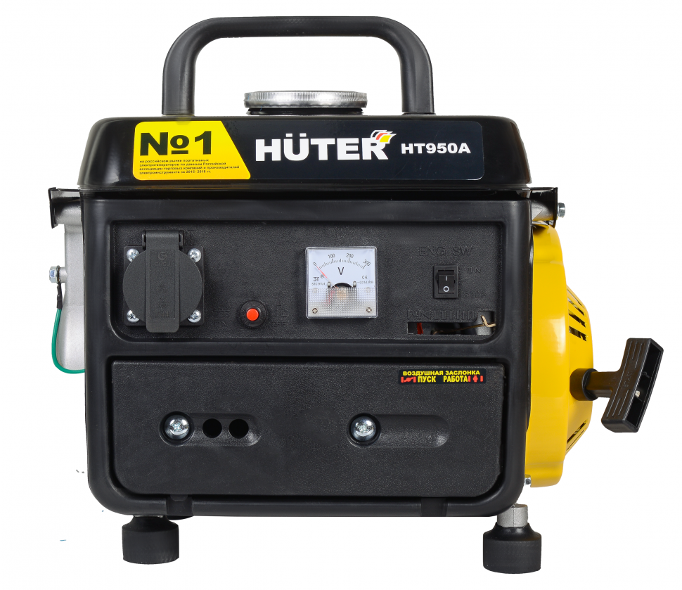 Портативный бензогенератор HUTER HT950A