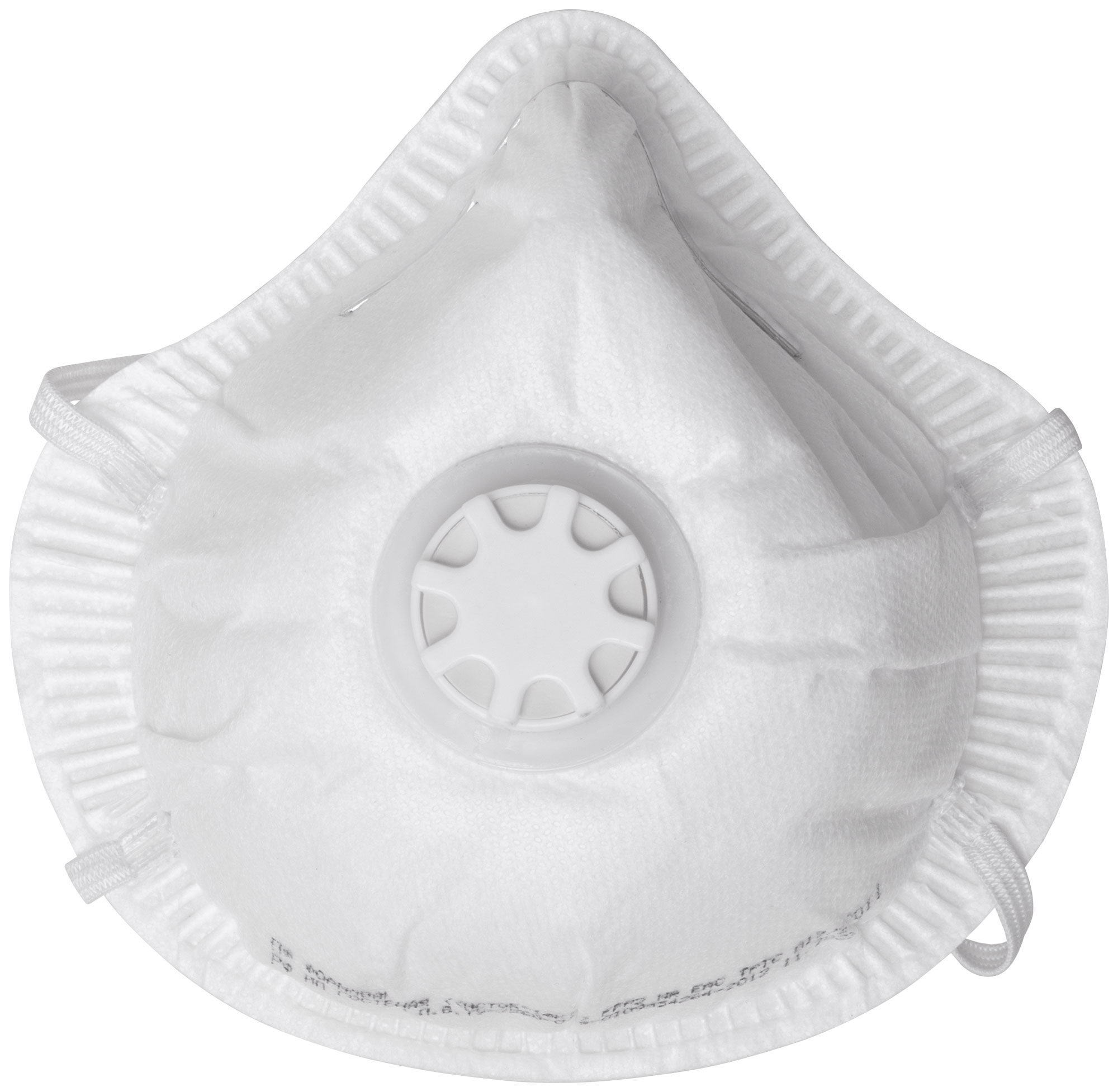 Полумаска фильтрующая, FFP2, формованная, 3-х слойная, с клапаном