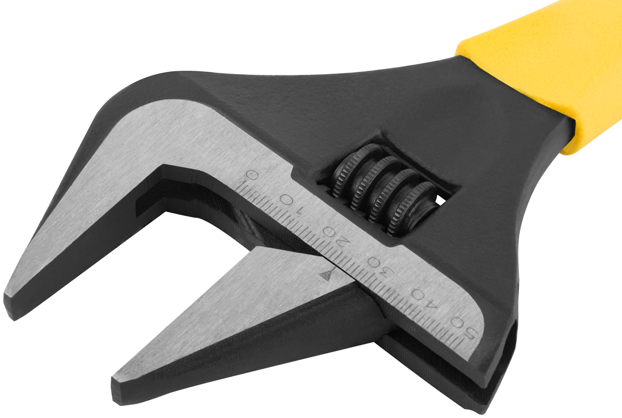 Ключ разводной "Эталон", CrV, узкие губки, шкала, экстра увелич.захват, прорезин.ручка  250 мм ( 50 мм )