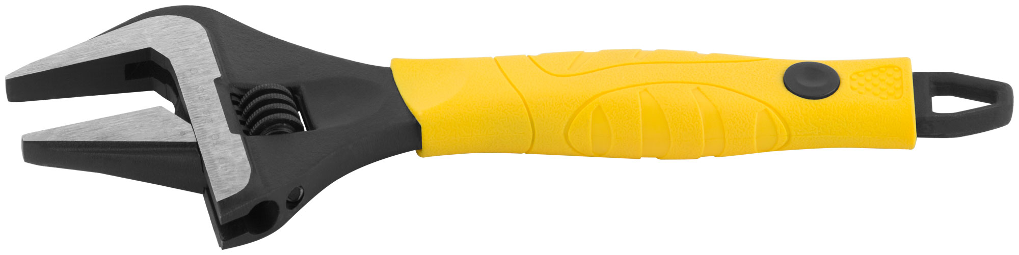 Ключ разводной "Эталон", CrV, узкие губки, шкала, экстра увелич.захват, прорезин.ручка  250 мм ( 50 мм )