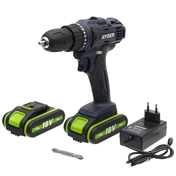 Дрель-шуруповерт AYGER AP18C