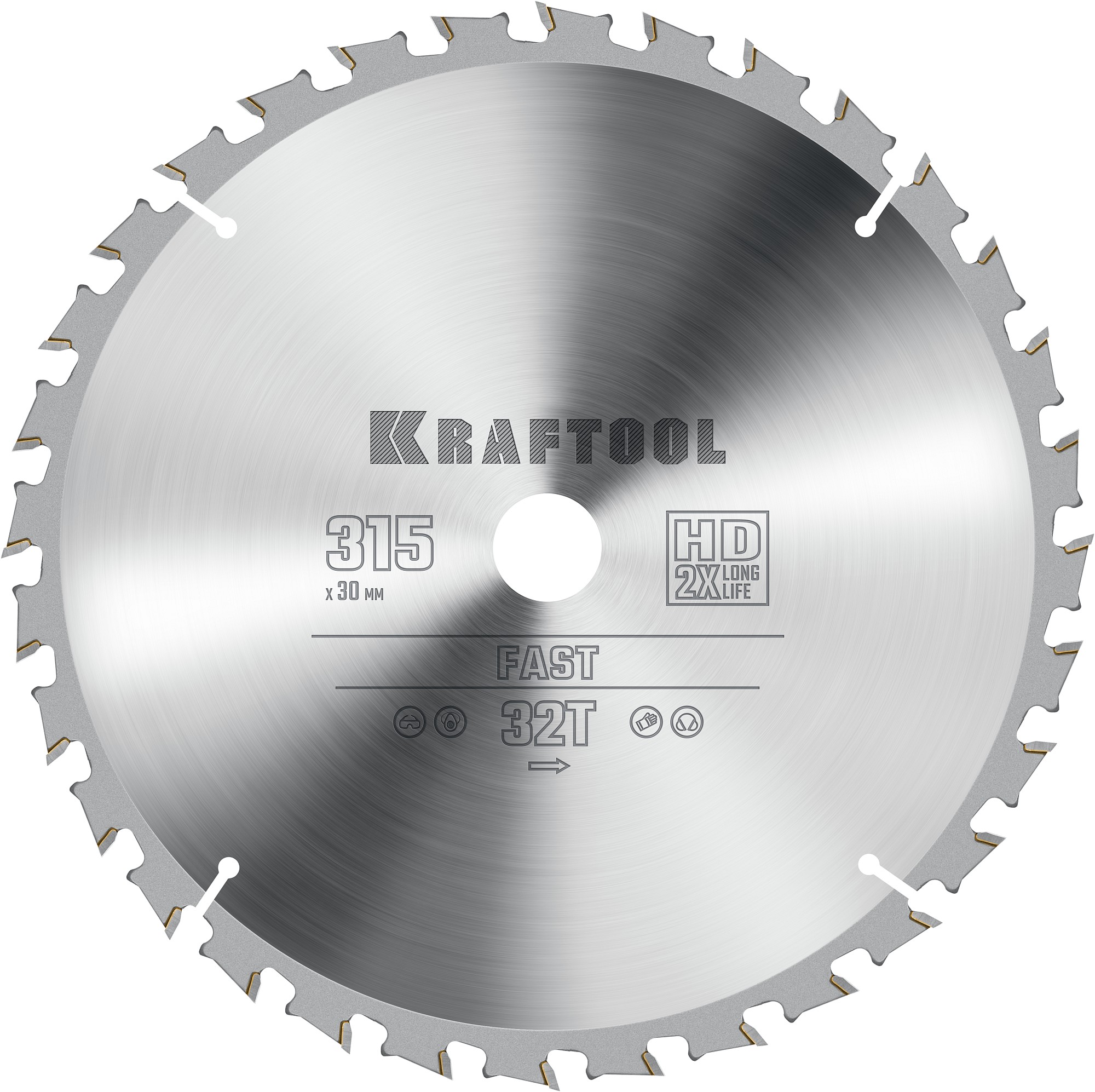 KRAFTOOL Fast 315х30мм 32Т, диск пильный по дереву