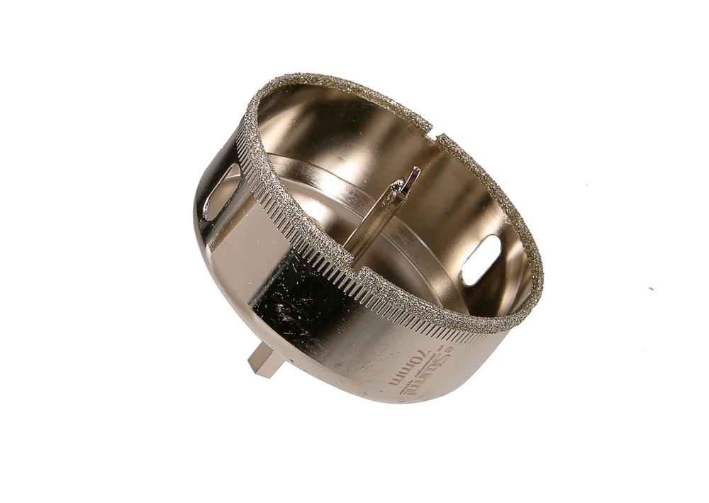 Коронка алмазн. По керам. Плитке и стеклу 70 х 55 мм,  с центрир. Сверл. Sturm!