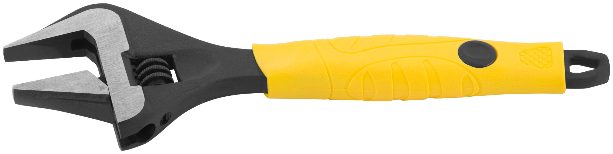 Ключ разводной "Эталон", CrV, узкие губки, шкала, экстра увелич.захват, прорезин.ручка  200 мм ( 39 мм )