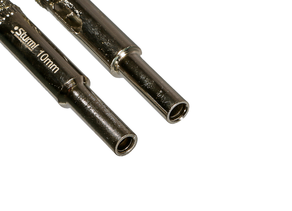 Коронка алмазн. По керам. Плитке и стеклу 10 х 55 мм, 2 шт., блистер, Sturm!