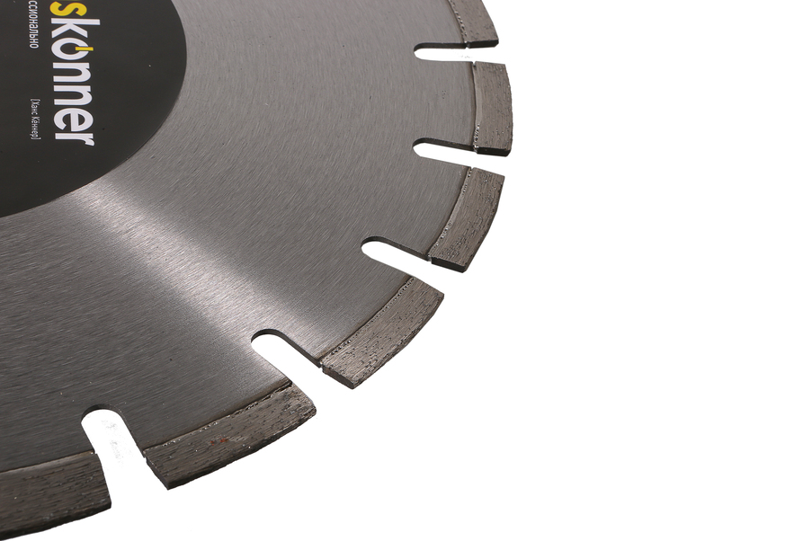 Алмазный диск 350x25,4 LASER ASPHALT, для бензорезов, Hanskonner