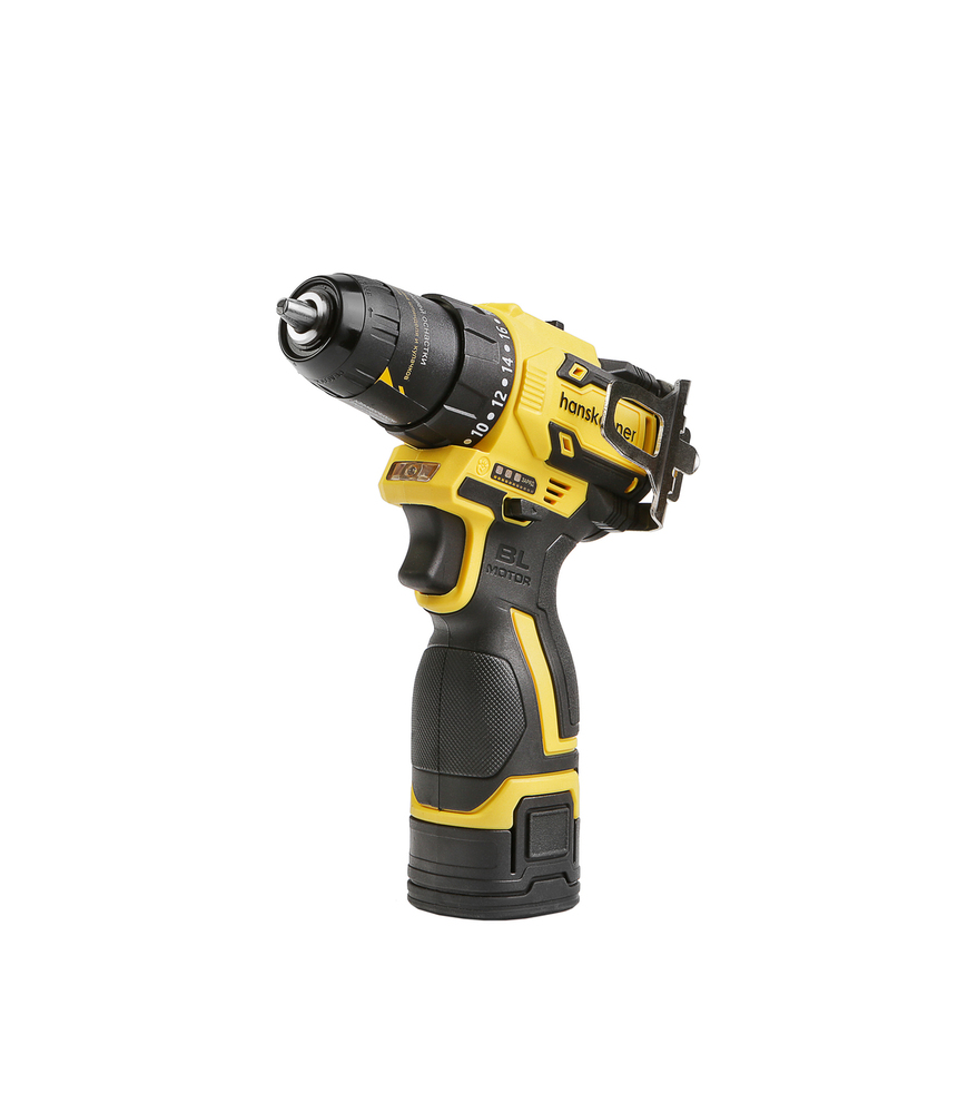 HCD1645SC Дрель акк б/щ Hanskonner PLATINUM, 14, 4В, 45Нм, 2х2.0Ач, 10мм, коробка,пл.патрон