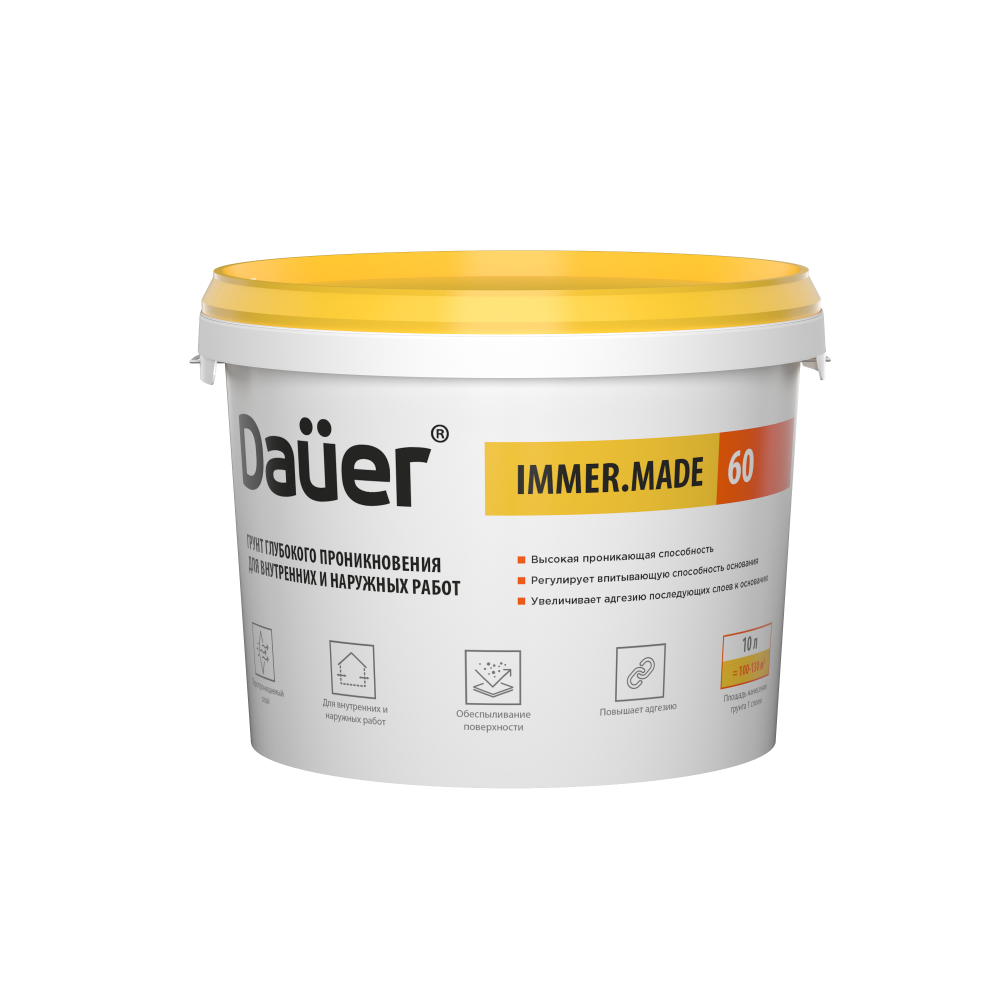 IMMER MADE 60 Грунт базовый укрепляющий на акриловой основе 10 л