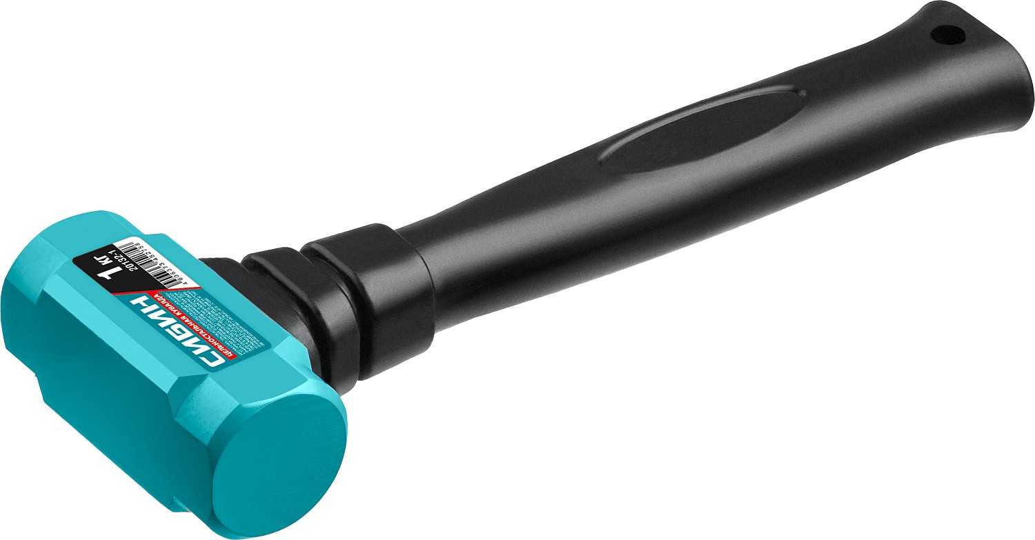 СИБИН 1 кг 240 мм, Цельностальная кувалда (20132-1)