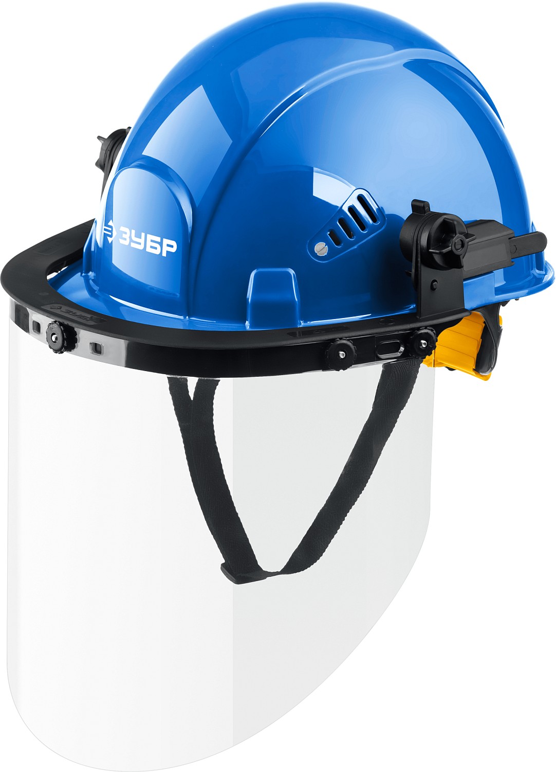 ЗУБР ЗАСЛОН экран 220х385мм, поликарбон 2мм, для крепления на каске, защитный лицевой щиток, Профессионал (110853)