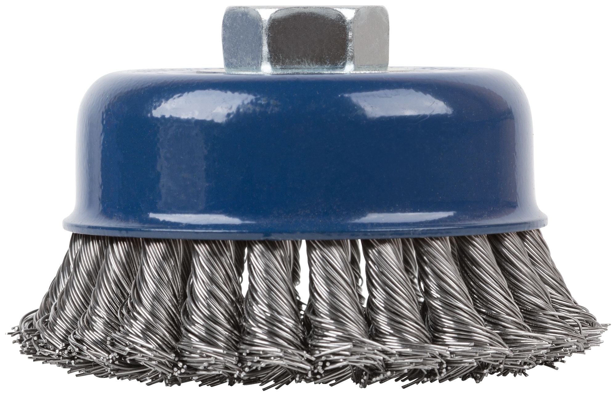 Щетка для УШМ, М14, тип "Чашка", крученая витая проволока 0,5 мм, 100 мм, CUTOP Profi